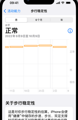 博厚镇iPhone手机维修如何在iPhone开启'步行稳定性通知'