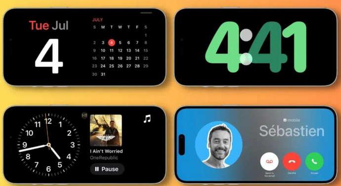 博厚镇苹果手机维修分享iOS17横屏充电待机显示有什么好处 