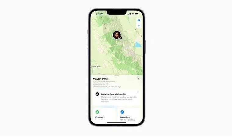 博厚镇苹果14维修分享iPhone14系列中 FindMy功能通过卫星分享位置方法教程 